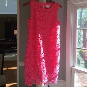 NWOT Jessica Simpson pink lace sheath dress size 4